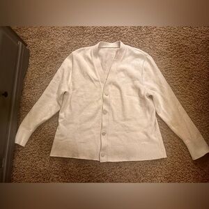 Lululemon Athletica Cream Cardigan Sweater